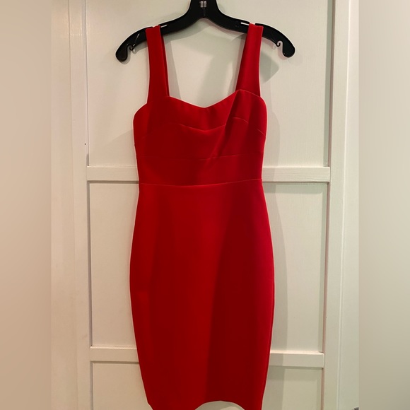 NWT LIKELY Red Cocktail Dress - Picture 1 of 4